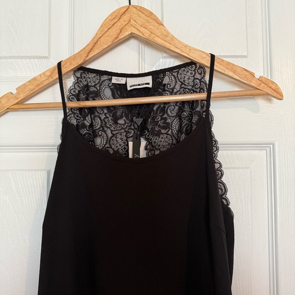 NWOT Noisy May Black Lace Slip Midi Dress - Picture 3 of 8